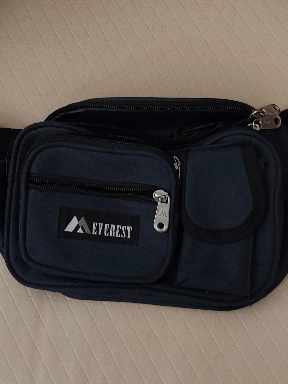 Navy Blue Fanny Pack Belt Bag. Unisex.